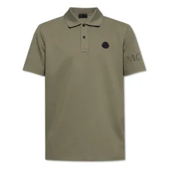 Heren Moncler Shirts^Polo met logopatch