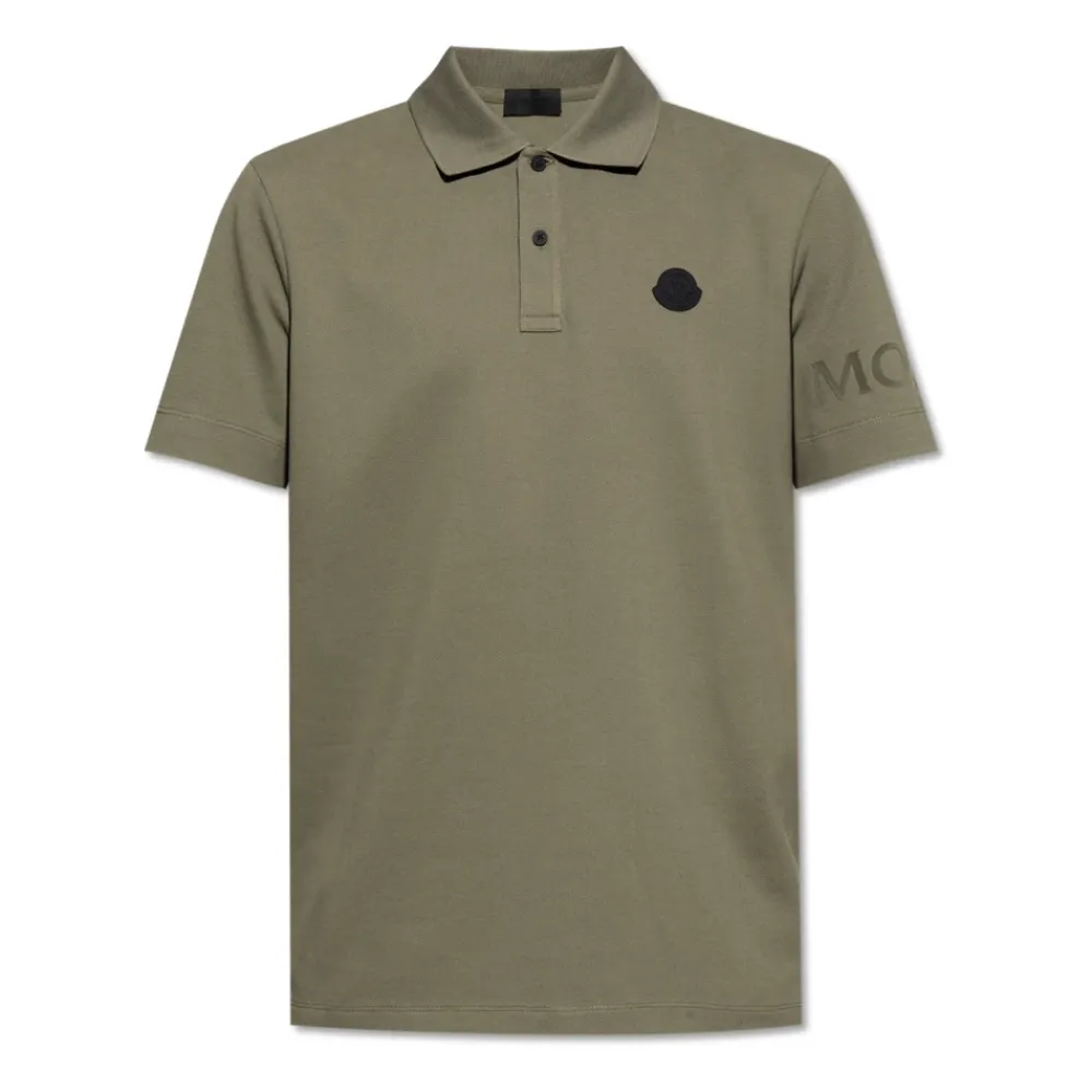 Heren Moncler Shirts^Polo met logopatch
