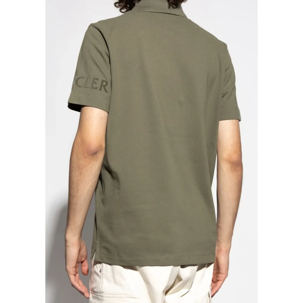 Heren Moncler Shirts^Polo met logopatch