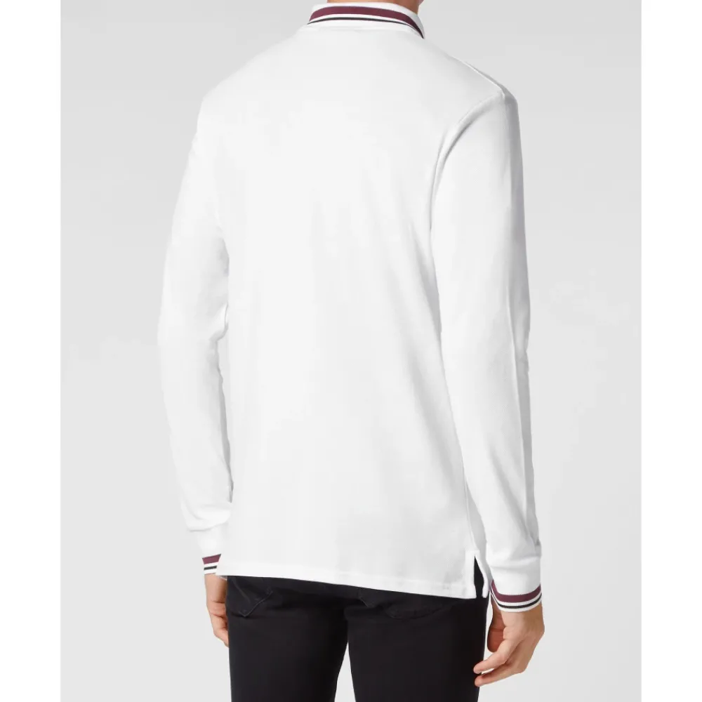 Heren Philipp Plein Polo Shirt met lange mouwen