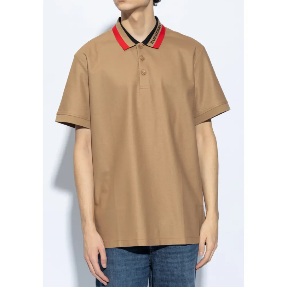 Heren Burberry Shirts^Polo shirt met logo