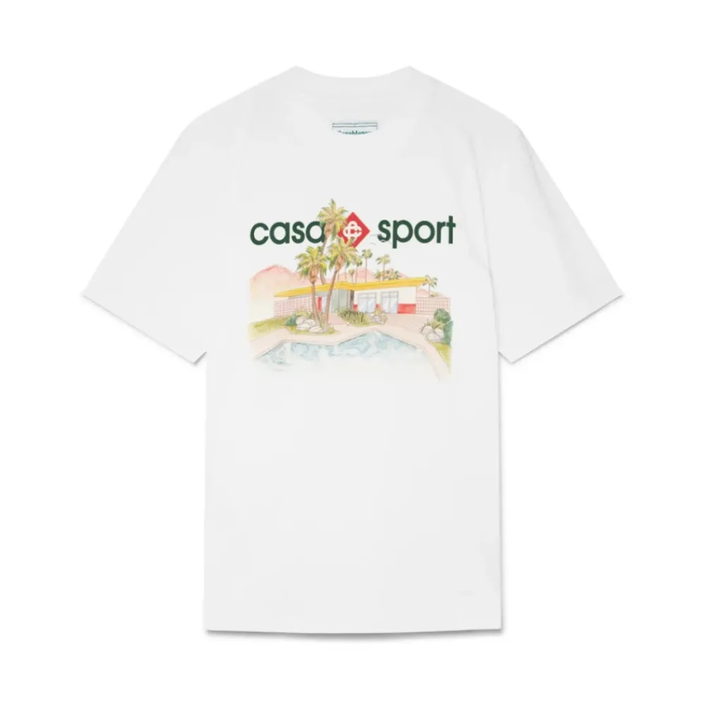 Heren Casablanca Poolside T-shirt