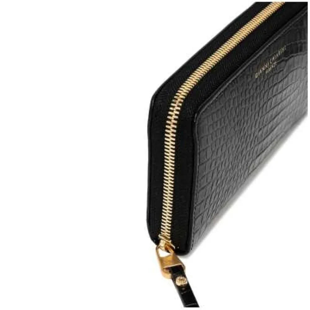 DAMES Gianni Chiarini Portemonnee met krokodileffect en ritssluiting