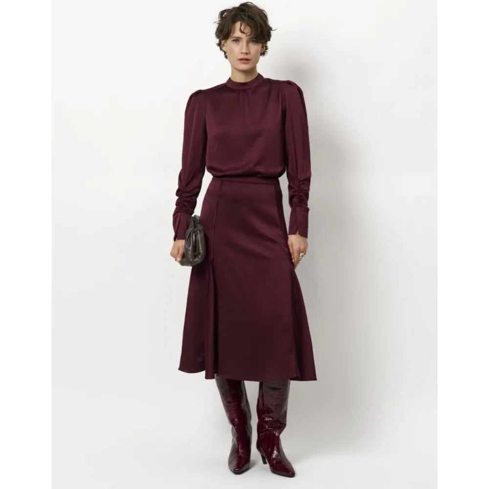 DAMES Dante 6 Blouses^Pristine Mock Turtle Top