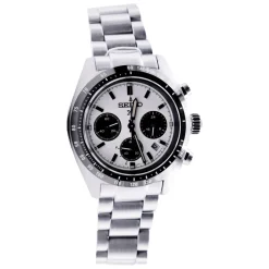 Heren Seiko Horloges^Prospex Quartz Zilveren Wijzerplaat Roestvrijstalen Horloge