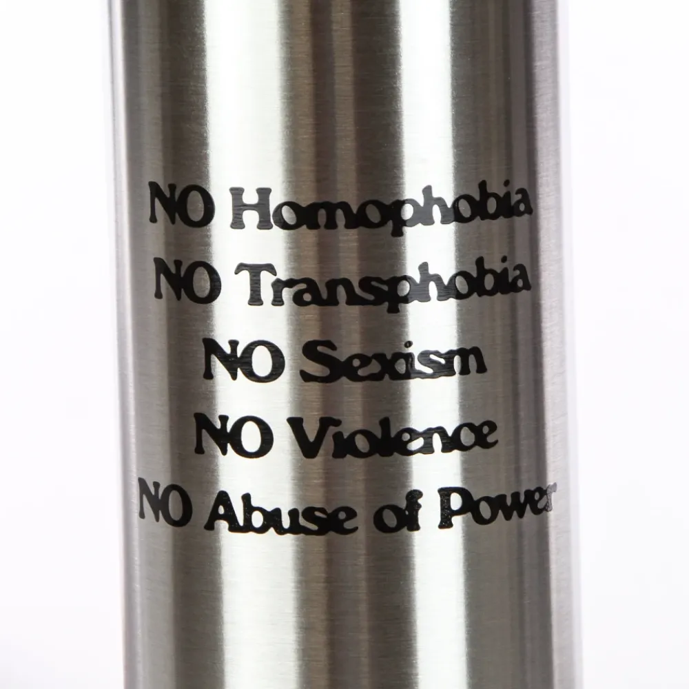 Obey Outdooraccessoires^Protestfles Zilver/Zwart Roestvrij Staal