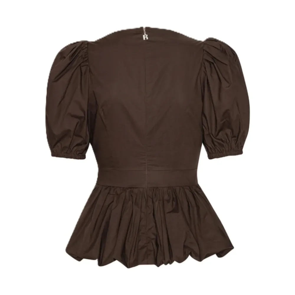 DAMES ROTATE Birger Christensen Puff Sleeve Bubble Top