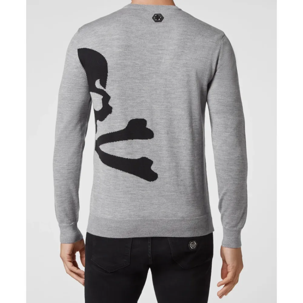 Heren Philipp Plein Pullover Ronde Hals