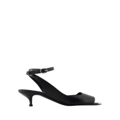 DAMES Alexander McQueen Punk Sandalen - Leer - /Zilver