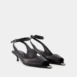 DAMES Alexander McQueen Punk Sandalen - Leer - /Zilver