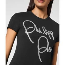 DAMES Philipp Plein Shirts^Pure T-Shirt met Kristallen