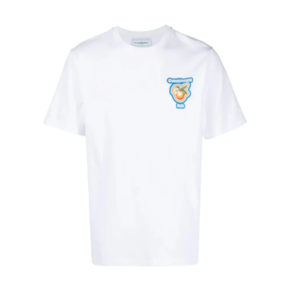 Heren Casablanca Radiating Orange T-Shirt