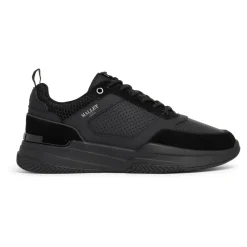 Heren Mallet London Radnor Triple Black Sneaker SS24