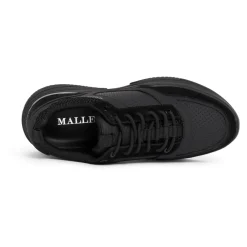 Heren Mallet London Radnor Triple Black Sneaker SS24