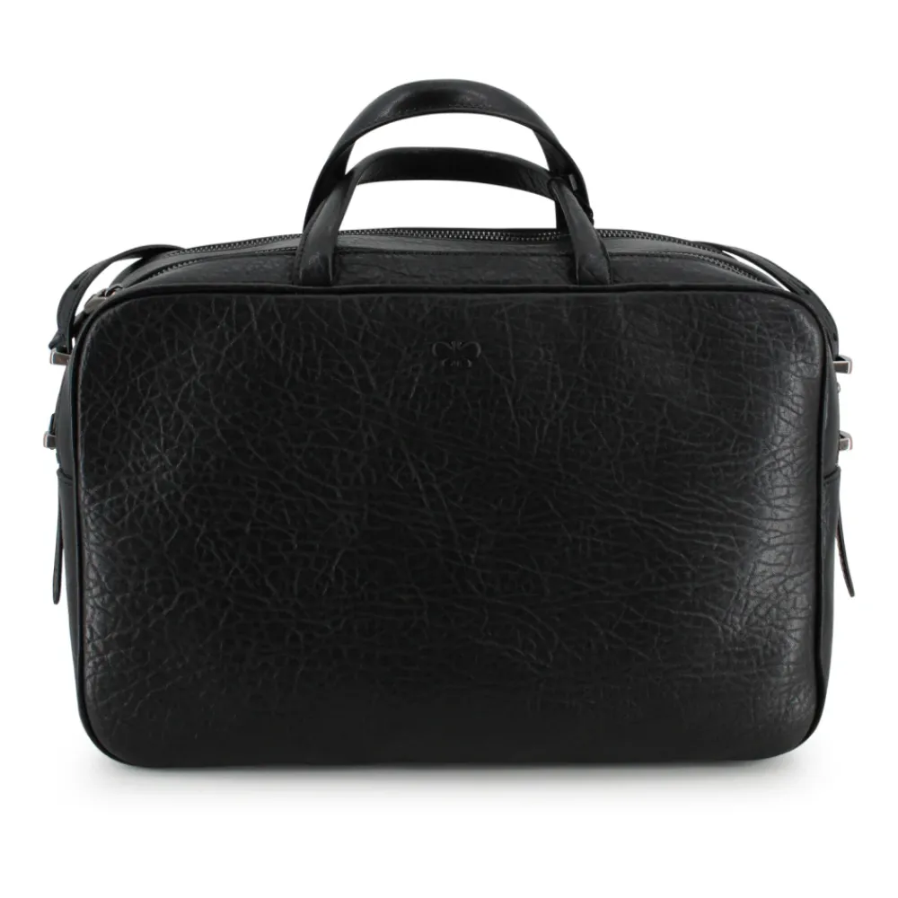 DAMES Weekend Max Mara Rechthoekige leren handtas met ritssluitingen