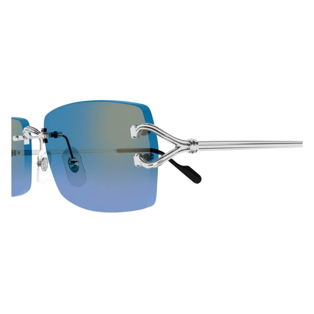 Heren Cartier Zonnebrillen^Rechthoekige zonnebril