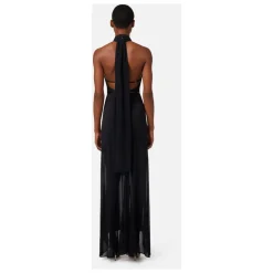 DAMES Elisabetta Franchi Jurken^Red Carpet Halterneck Crêpe Jurk