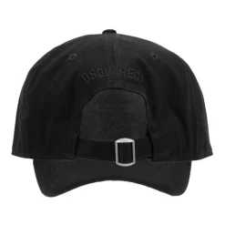 Heren Dsquared2 Relief Lettering Baseball Cap