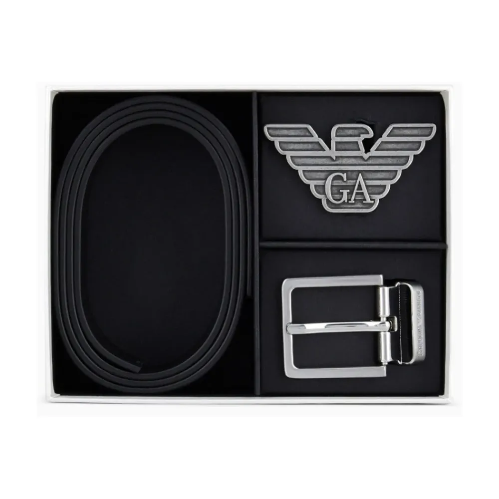 Heren Emporio Armani Reversible leren riem