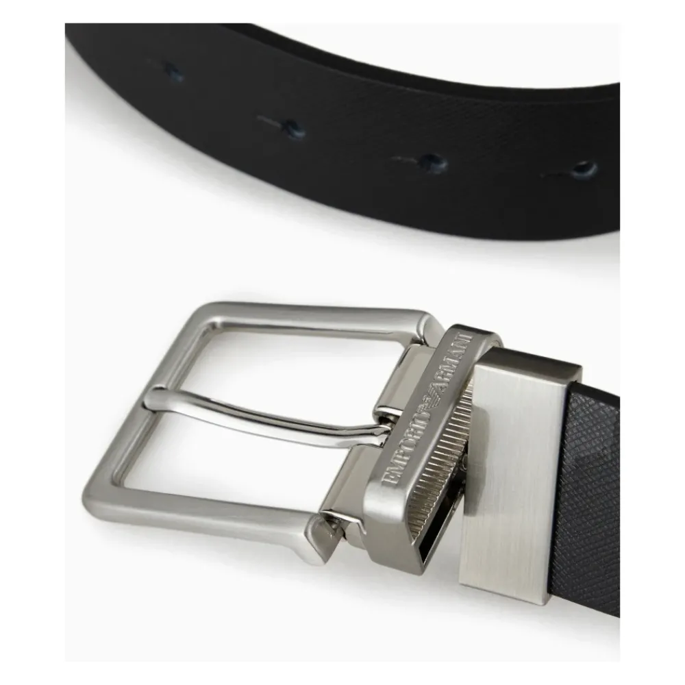 Heren Emporio Armani Reversible leren riem