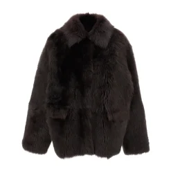 DAMES 1972 Desa Reversible Shearling Boxy Jas