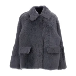 DAMES 1972 Desa Jassen^Reversible Shearling Boxy Jacket