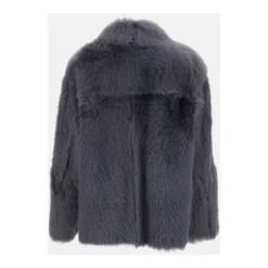 DAMES 1972 Desa Jassen^Reversible Shearling Boxy Jacket