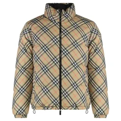 Heren Burberry Jassen^Reversible Snowdon Check Down Jacket