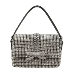 DAMES Self Portrait Handtassen^Rhinestone Chainmail Micro Bag