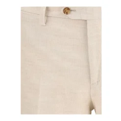 Heren Lardini Kostuums^Ribfluwelen Pak met Revers