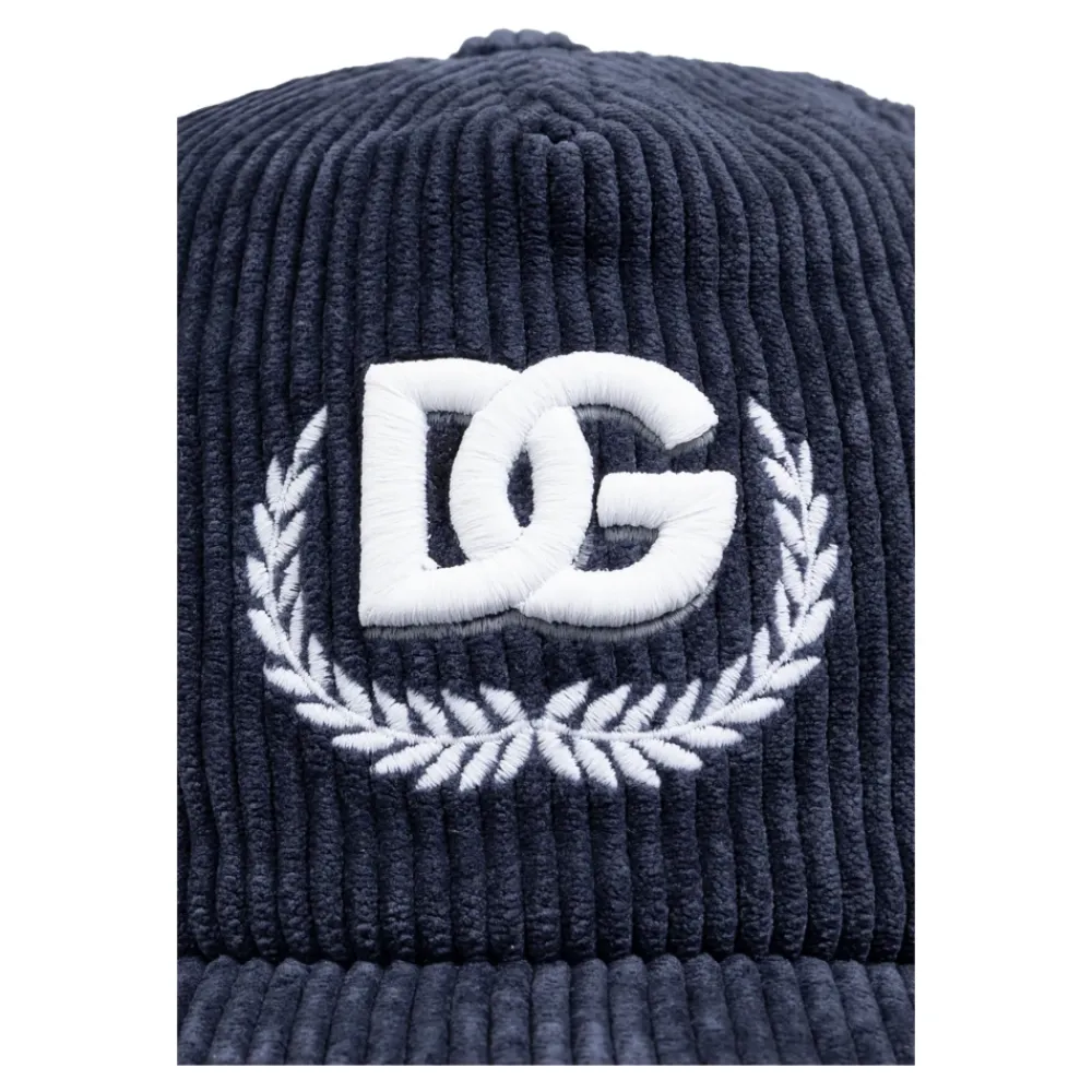 Dolce & Gabbana Mutsen En Petten^Ribfluwelen pet