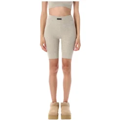 Fear Of God Trainingsbroeken^Ribgebreide Biker Shorts met Elastische Tailleband