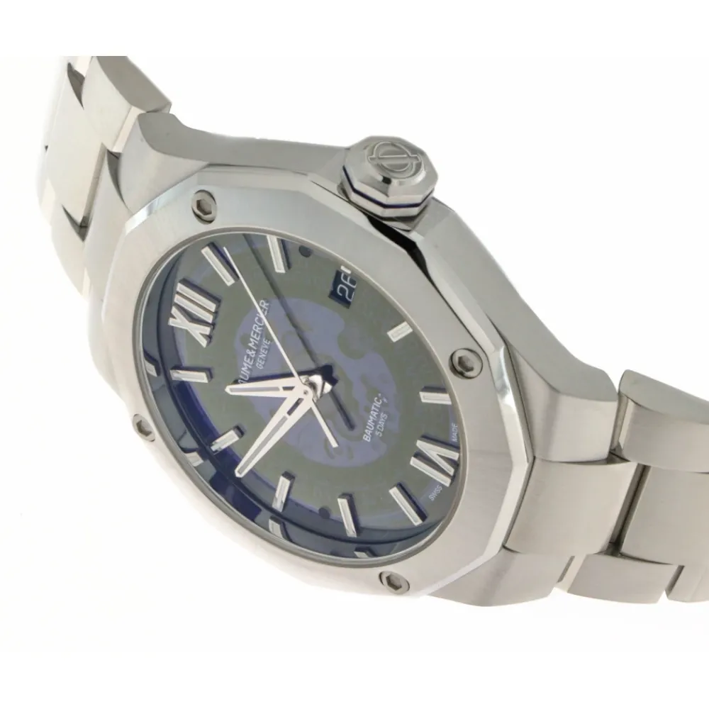 DAMES Baume et Mercier Horloges^Riviera Automatisch Wijzerplaat Stalen Horloge