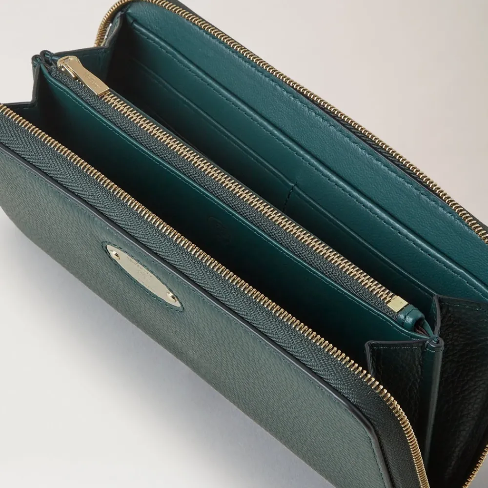 DAMES Mulberry Portefeuilles^RL5676-205Q633 Kleine Klassieke Grain Portemonnee