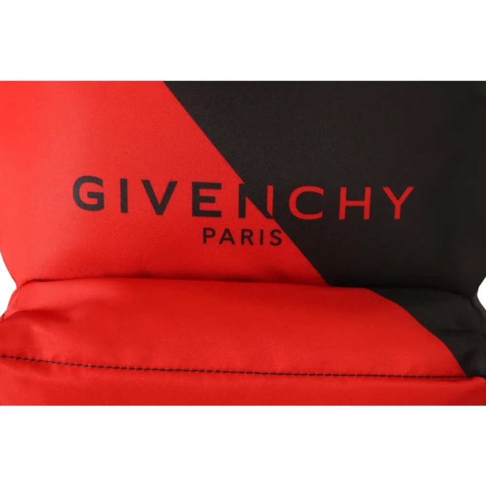 DAMES Givenchy Rugzakken|Rugzakken^Rode en Zwarte Nylon Urban Rugzak