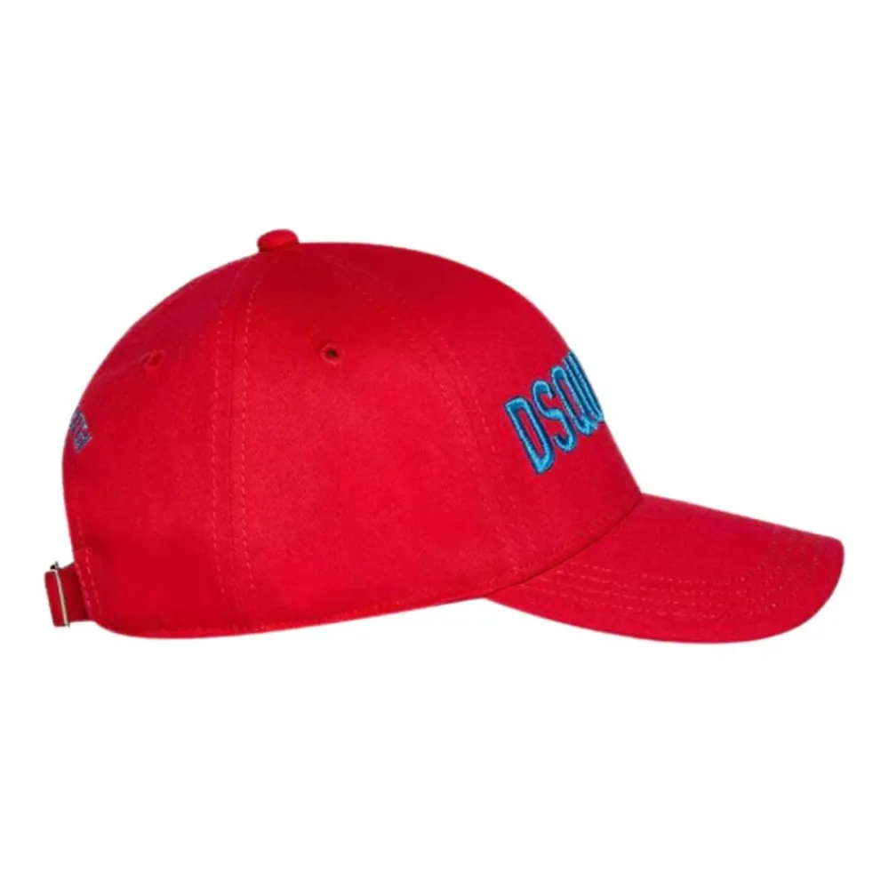 Dsquared2 Mutsen En Petten^Rode Kinder Baseball Cap met Logo