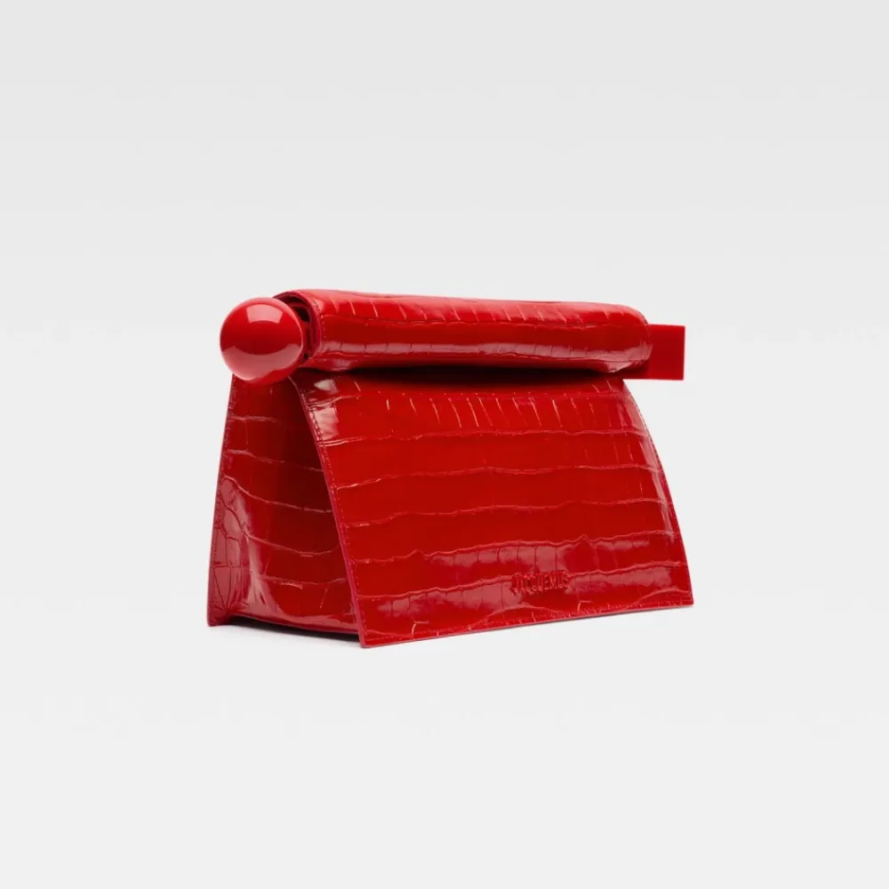 DAMES Jacquemus Rode Leren Clutch Tas