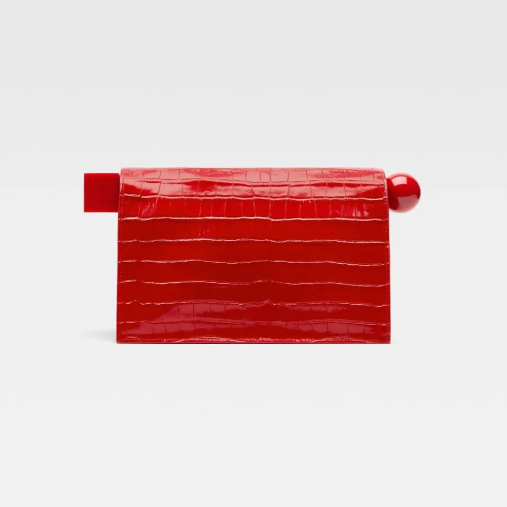 DAMES Jacquemus Rode Leren Clutch Tas