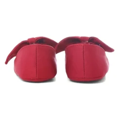 Monnalisa Rode Satijnen Ballet Flats met Strik