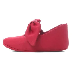 Monnalisa Rode Satijnen Ballet Flats met Strik