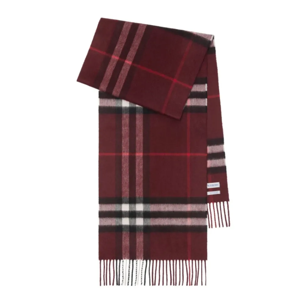 DAMES Burberry Sjaals^Rode Sjaal Collectie