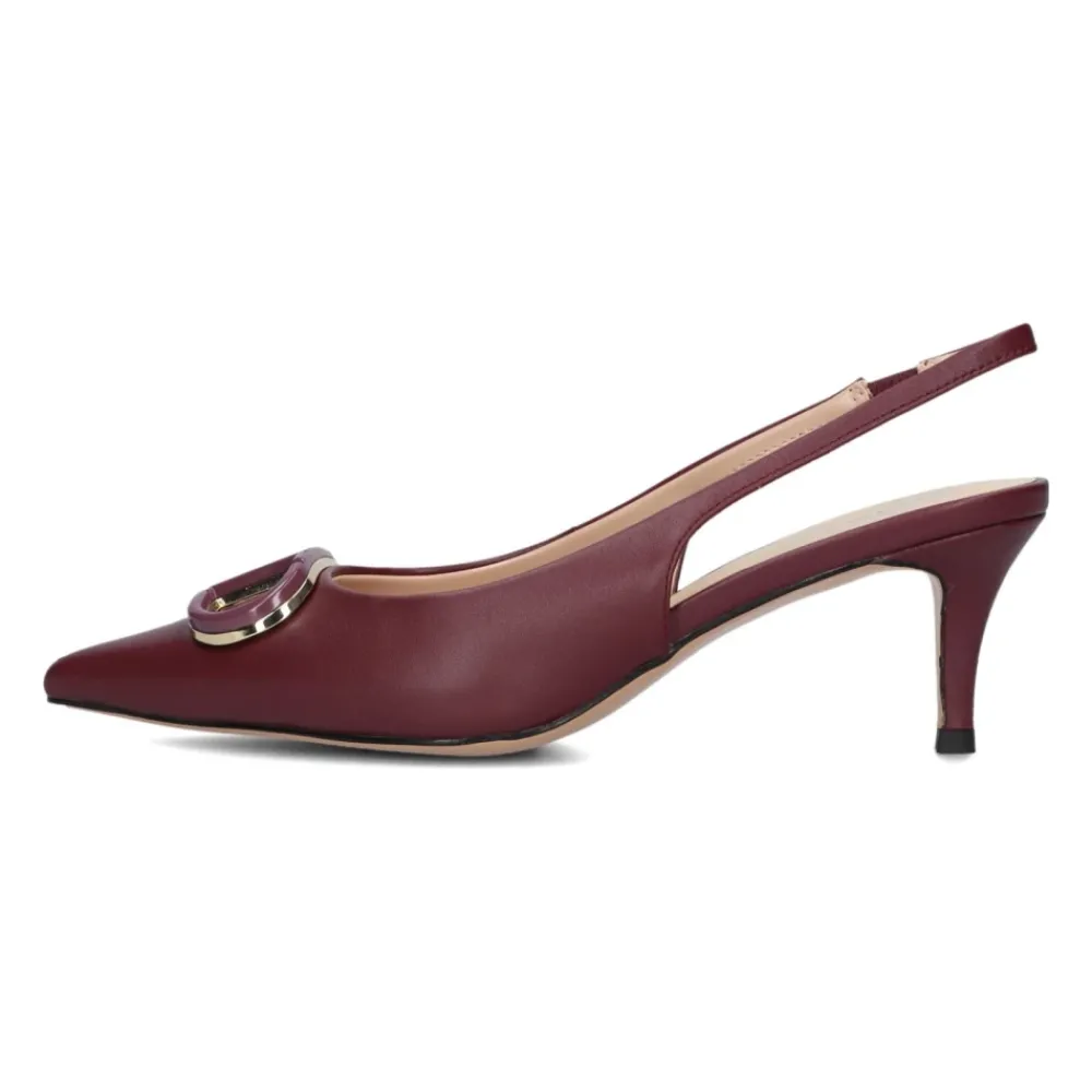 DAMES Twinset Pumps^Rode Slingbacks voor Stijlvolle Winter