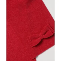 Il Gufo Sjaals^Rode Wol Strik Tasje voor Meisjes