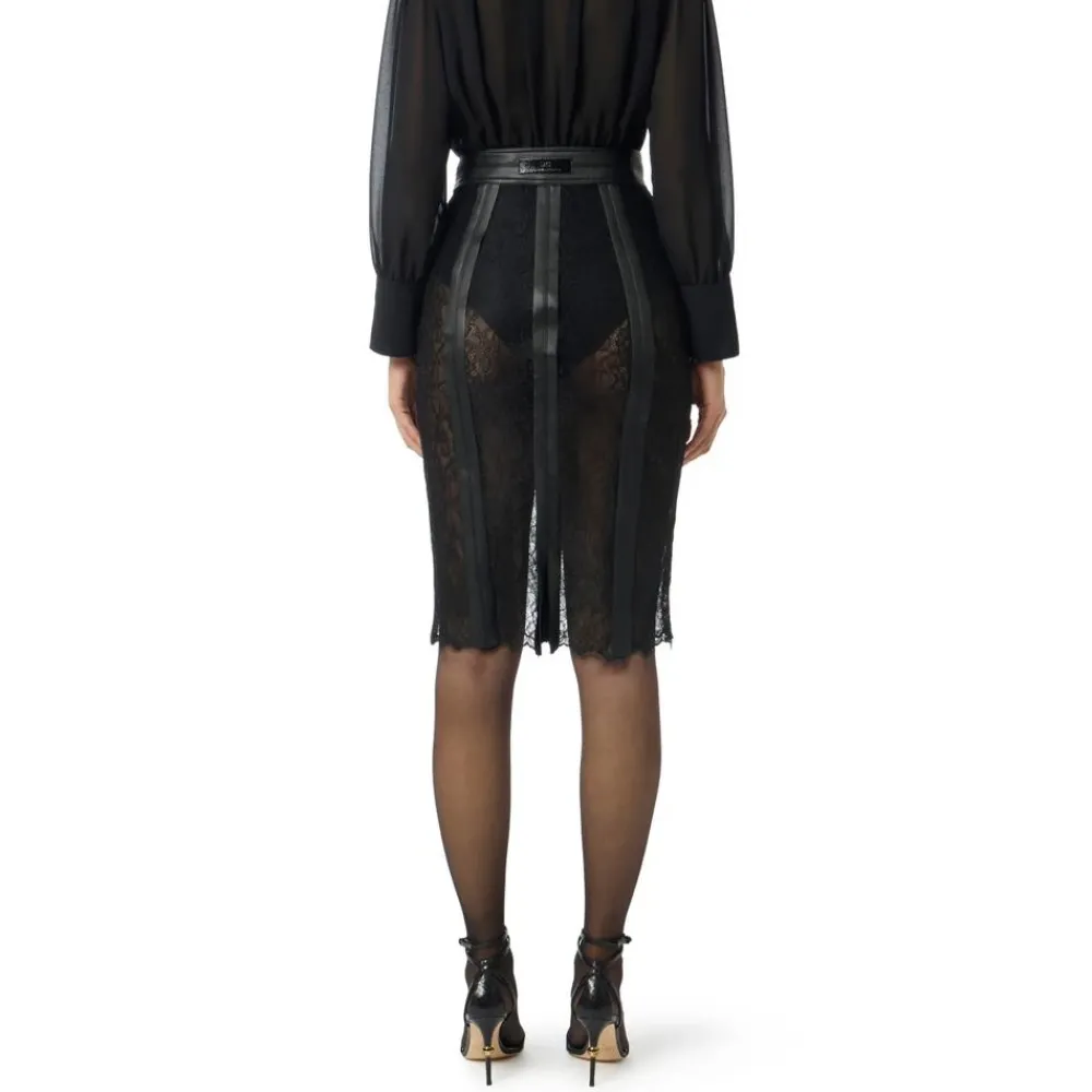 DAMES Elisabetta Franchi Rokken^Rok in bloemenkant