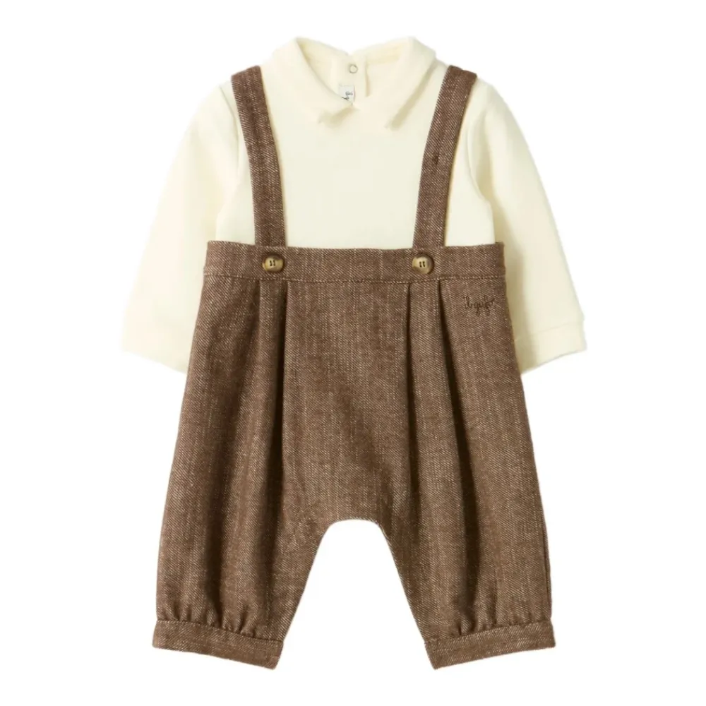 Il Gufo Jumpsuits^Romper met Lange Mouwen