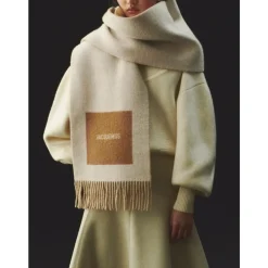 DAMES Jacquemus Sjaals^Rond Carré Sjaal