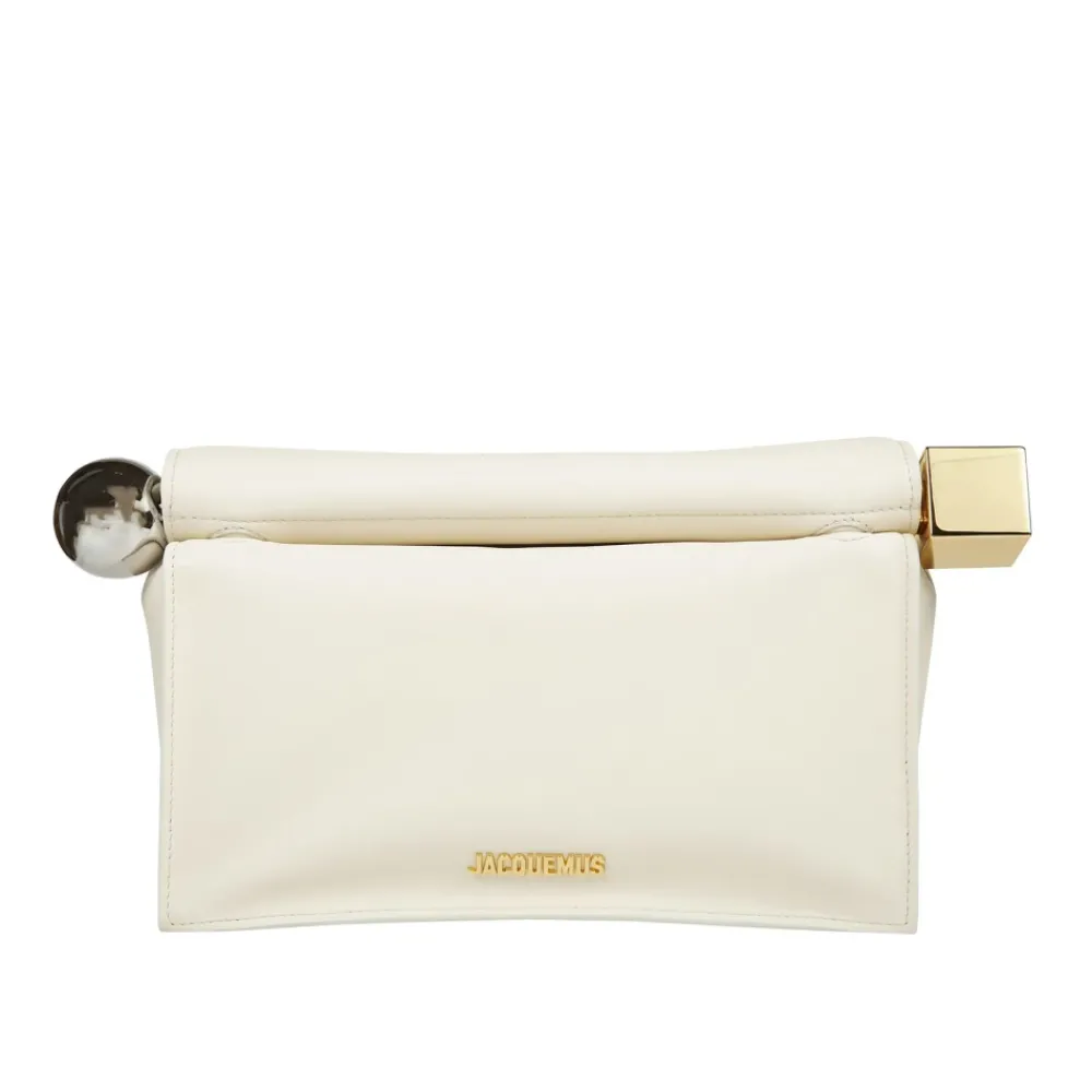 DAMES Jacquemus Clutches^Ronde Vierkante Clutch Tas
