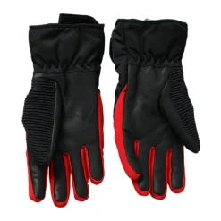 Heren Dolce & Gabbana Handschoenen^Rood Biker Handschoenen Italiaans Ambacht