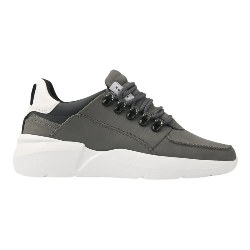 Heren Nubikk Sneakers^Roque Roman Dark Grey Combi Sneakers