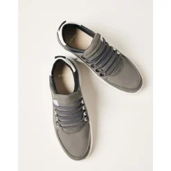 Heren Nubikk Sneakers^Roque Roman Dark Grey Combi Sneakers
